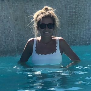 White aerie bikini top